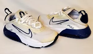 Nike Air Max 2090 PS White Blue Void Boys Girls size 2Y Kids Toddlers Baby - Picture 1 of 8