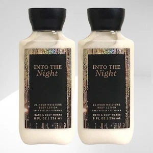 2/BATH & BODY WORKS INTO THE NIGHT HAND LOTION CREAM 8 OZ ULTRA SHEA AMBER MOCHA - Picture 1 of 4