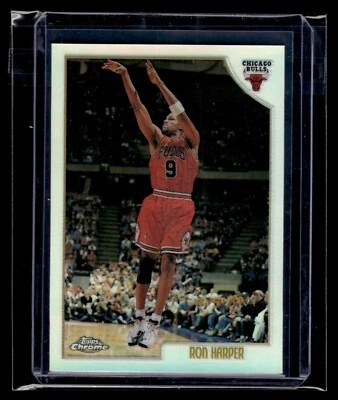 1998 Topps Chrome Refractor #192 Ron Harper Bulls - Image 1 of 2