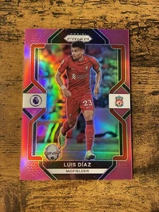 2022-23 Panini Prizm Premier League - LUIS DIAZ - Pink Prizm /199 Liverpool #193 - Picture 1 of 2