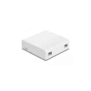 LWL Anschlussdose zur Wandmontage für 2 x SC Simplex oder LC Duplex weiß - Bild 1 von 1