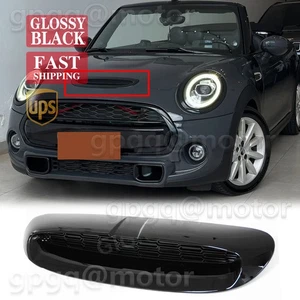 For Mini Cooper F55 F56 F57 2014-21 Black Front Hood Air Intake Vent Scoop Trim - Foto 1 di 8