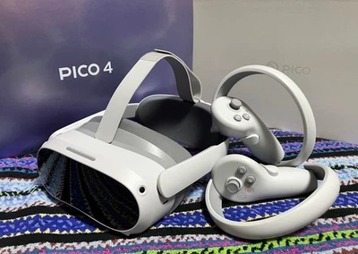 PICO4 128GB All-in-One VR Headset Glasses White Near Mint - Fast!! - Image 1 of 4