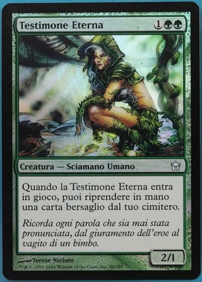 Eternal Witness FOIL Fifth Dawn (ITALIAN) HEAVILY PLD CARD (436704) ABUGames - Image 1 of 2