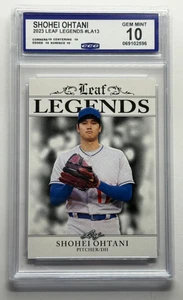 Leaf Legends Shohei Ohtani 2023 #LA-13 CCG 10 GEMAS COMO NUEVO - Imagen 1 de 2