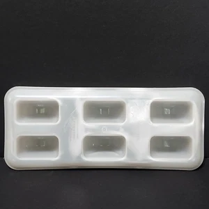 Tupperware Popsicle Maker Mold Tray Replacement 6 Slots Clear Plastic #481 - Picture 1 of 9
