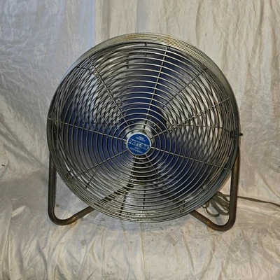Vintage Patton High Velocity Floor Fan Chrome 3 Speed  18 inch - Image 1 of 4