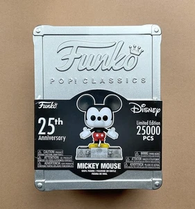 Funko Pop Classics Mickey Mouse 25th Anniversary Exclusive - Sealed - Picture 1 of 6
