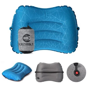 Camping Pillow Inflatable Pillows Travel Hiking Backpacking Airplane Blow up - Picture 1 of 7