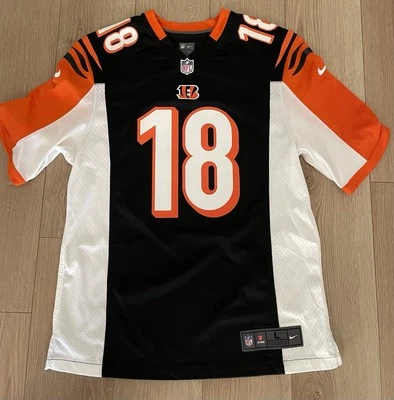 Camiseta deportiva AJ verde #18 Cincinnati Bengals NFL Nike On Field L ~ firmada *Leer Foto 1 de 4