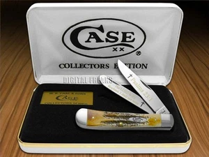 Case xx Trapper Knife Holy Bible Psalms 23:1 6.5 Bone Stag 1/500 Stainless ###3 - Picture 1 of 4