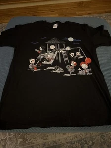 Horror Clubhouse In Park Halloween 2021 Costume T-Shirt Preowned - Picture 1 of 2