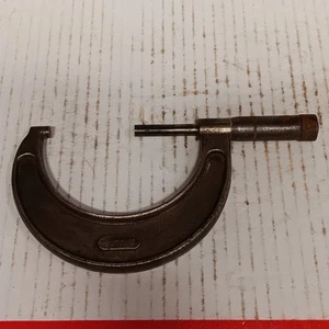 Starrett No. 436-2 436 2”-3” Micrometer .001 Grads Vintage Outside Measuring - Picture 1 of 6