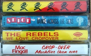 4 x BARBADOS REGGAE Albums: MAC FINGALL THE REBELS SPICE & COMPANY CROPOVER - Picture 1 of 5