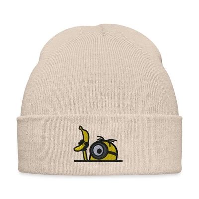 Cappello invernale ricamato Minions Stuart Banane Stick - Immagine 1 di 4