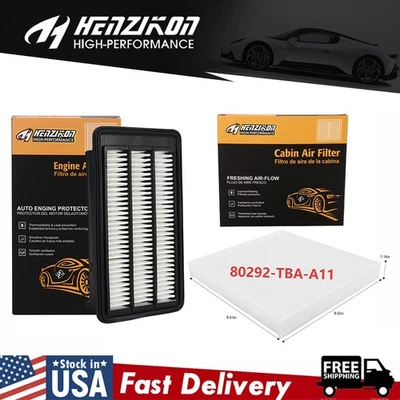 ENGINE & CABIN AIR FILTER For 2017-2022 Honda CRV 1.5L Turbo only 17220-5AA-A00* - Image 1 of 4