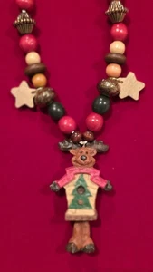 Die Bauernfrau Weihnachtsschmuck klein 2,1/2" Halskette Anhänger  - Bild 1 von 10