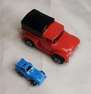 Vintage Micro Machines Ford '56 Pickup Insiders w/Blue Funny Car Galoob 1989 - Picture 1 of 7