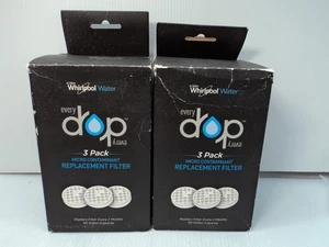6  Whirlpool Water Every Drop Micro Contaminant Replacement Filters DWWT251 - Picture 1 of 1