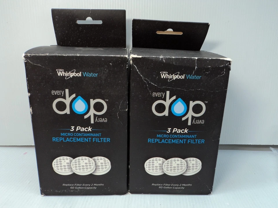 6  Whirlpool Water Every Drop Micro Contaminant Replacement Filters DWWT251 - Image 1 of 1