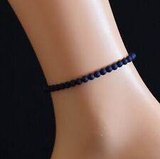 Damen Herren Perlen Armband 17-25 cm Stretch mattiert bunte Farben Armkette