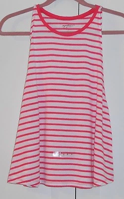 ЖЕНСКАЯ ARIZONA КРАСНЫЙ И БЕЛЫЙ ПОЛОСКИ МАЙКА - РАЗМЕР XLARGE - Изображение 1 из 2