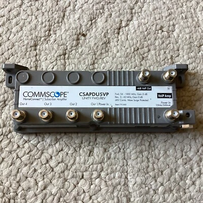 Comscope VoIP Amplifier Homeconnect CSAPDU5VP . No A/c Adapter With It - Image 1 of 2