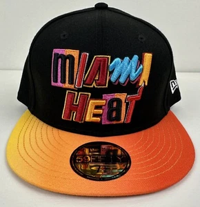 New Era 59Fifty Miami Heat Court Culture Mashup Fitted Hat Cap Vol. 2 Size 7 3/8 - Picture 1 of 11