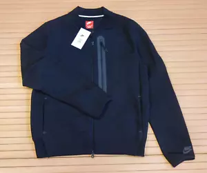 Nike Tech Fleece Bomberjacke Small S Schwarz Herren Sport Full Zip UVP 109€ - Bild 1 von 9