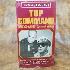 Top Command Theater Commanders Eisenhower and MacArthur (VHS 1996) - Picture 1 of 3