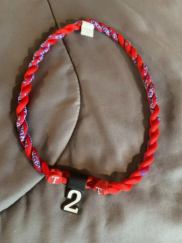 Kid's TEXAS RANGERS Red 18" Double Rope MARCUS SEMIEN #2 NECKLACE NEW! FAST! Cover