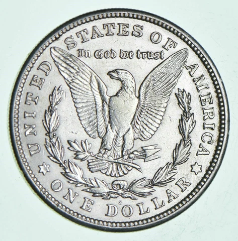 1921-S Morgan Silver Dollar - Last Year Issue 90% $1.00 Bullion Polished - XF/AU Cover