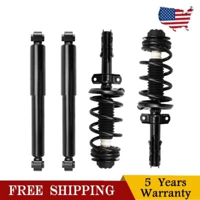 4pcs For 2003-2006 2007 Saturn Ion 2.2L/2.4L Front Complete Struts Rear Shocks Foto 1 de 4