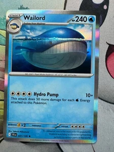 Wailord Holo English Pokemon TCG BKCE493 - Picture 1 of 1