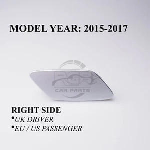 Tapa de cubierta de arandela de faros laterales derechos para VW Jetta A6 2015-2017 Reflex Silver - Imagen 1 de 9