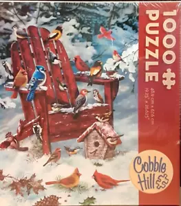 Cobble Hill Jigsaw Puzzle 1000 Pieces Adirondack Birds NIB - Picture 1 of 2