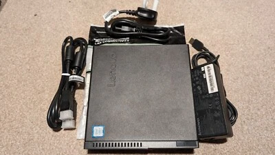 Lenovo Thinkcentre M710q i3-7100T 8GB Ram SSD 256Gb + 500Gb HDD Win 10 Pro - Image 1 of 4