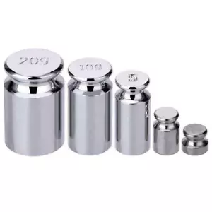 Plating Calibration Gram Scale Weight Set For Digital Silvery Balance USHOT - Picture 1 of 7