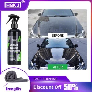 9h Ceramic Car Coating Paint Care Nano Hydrophobic Top Quick Coat Polish Polymer - Picture 1 of 13