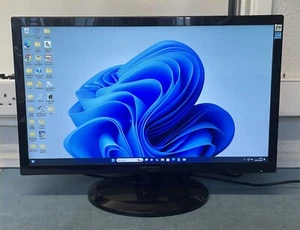 Hanns.G HE247DPB 24" Widescreen LED Monitor, DVI-D VGA Ports Speakers Grade B - Picture 1 of 4