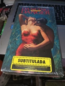 DANCING WITH DANGER (VHS, 1993) Cheryl Ladd Spanish Subtitles - Picture 1 of 3