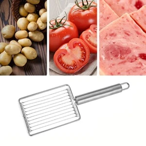 Stainless Steel Slicer Egg Vegetable Cheese Luncheon Meat Cutter Blade Wire Tool - Picture 1 of 8