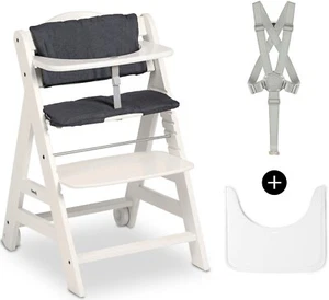 Hauck Beta + White Weiß Hochstuhl Treppenhochstuhl - Bild 1 von 16