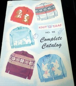 CATALOGO Magliatrice Vintage anni '50 Maglia Modello O Graf - Foto 1 di 3
