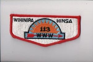 Lodge 113 Wihinipa Hinsa S-2a OA flap - Picture 1 of 1