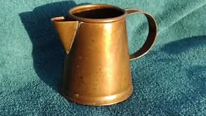 Beautiful Vintage Copper 1/2 Pint handmade pitcher measuring jug - Picture 1 of 12