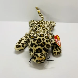 Peluche Coleccionable Ty Beanie Baby Freckles El Leopardo Retirado De Colección - Imagen 1 de 7