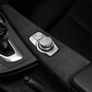 Suede Leather Multimedia Panel Cover Trim For BMW 3/4 Series F30 F32 F34 F36 GT - Picture 1 of 2