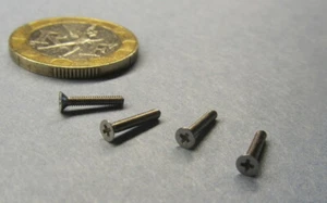 Flat Head Phillips Screw Stainless Steel, Drive #0, 0-80 x 3/8" Length 100 Pcs - Picture 1 of 12