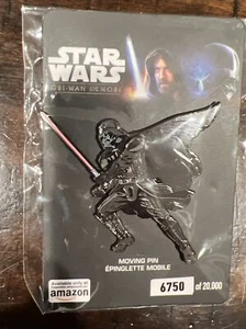 STAR WARS: Obi-wan: Darth Vader Moving Arm Enamel Pin (Amazon Exclusive) 20k LE - Picture 1 of 4